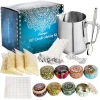 Handmade DIY scented candle making tool set, creative tinplate can, soy wax melting wax pot, birthday candles Item Picture